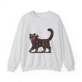 Pussycat Kerchief Sweatshirt Cowgirl Creatures Gift Women Striking Sweatshirt Cat Bandana Sweatshirt Rodeo Fan Vintage Graphic Sweatshirt Nostalgic Eyewear