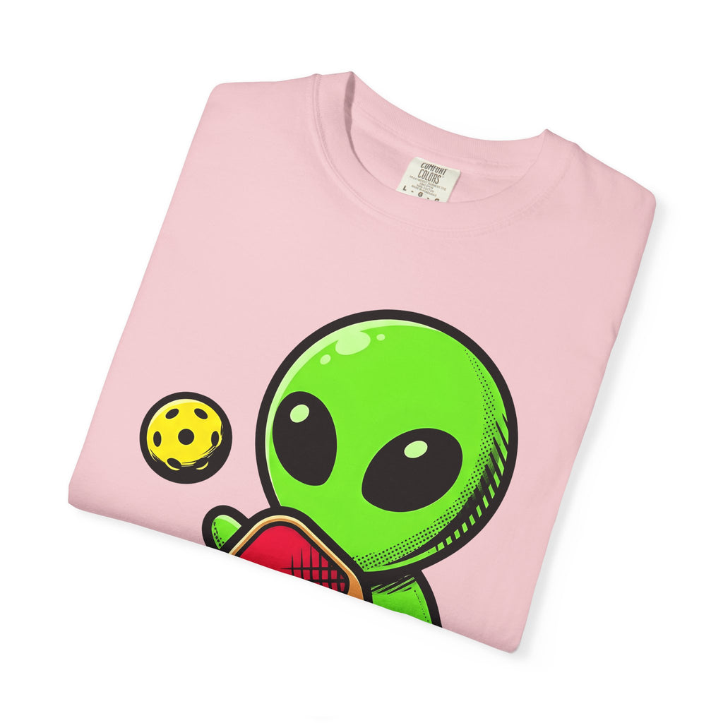 Alien Pickleball T-Shirt Pickleball Humor Gift Women Cute T-Shirt Alien Pickleball T-Shirt Pickleball Fan Kawaii T-Shirt Comedy Graphic Cartoon