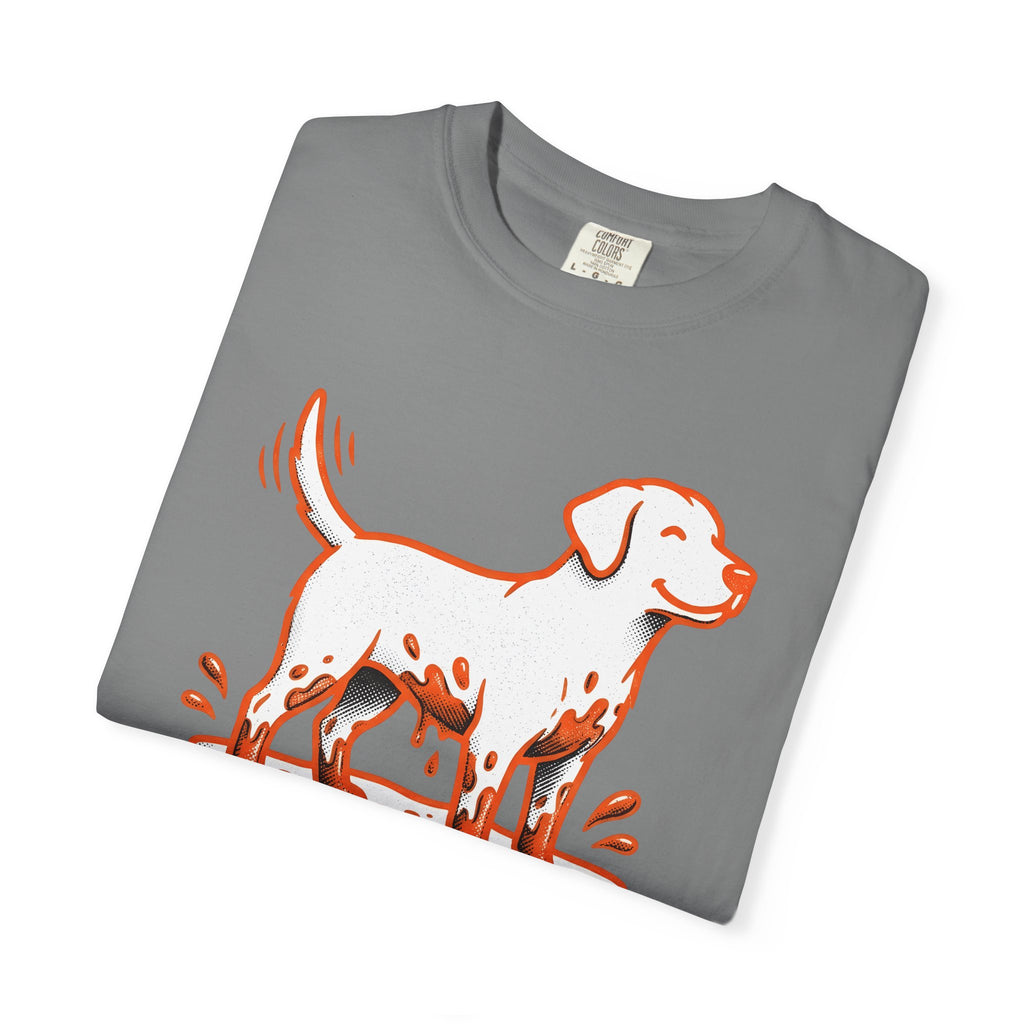 Cute Dog T-Shirt Dog Companion Gift Women Graphic T-Shirt Puppy T-Shirt Dog Owner Fan Canine Graphic Design Pet Sketch Earth T-Shirt