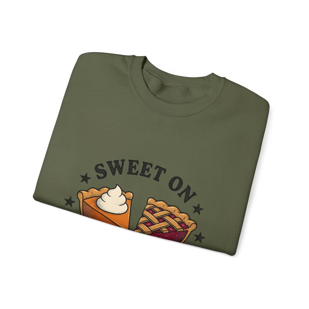 Pie Pieces Sweatshirt Desserts Seasonal Gift Women Retro Sweatshirt Pie Slices Sweatshirt Pastry Fan Vintage Sweatshirt Holiday Graphic Sketch Sparkles Sweatshirt