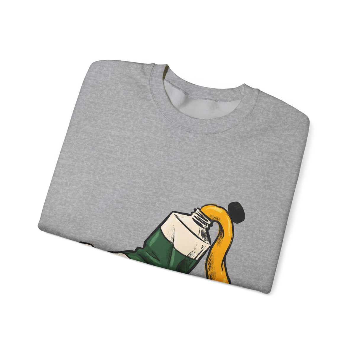Paint Tube Sweatshirt Art Canvas Gift Women Cartoon Sweatshirt Paint Tube Sweatshirt Artist Fan Artistic Sweatshirt Canvas Graphic Line Art Paint Splash Sweatshirt