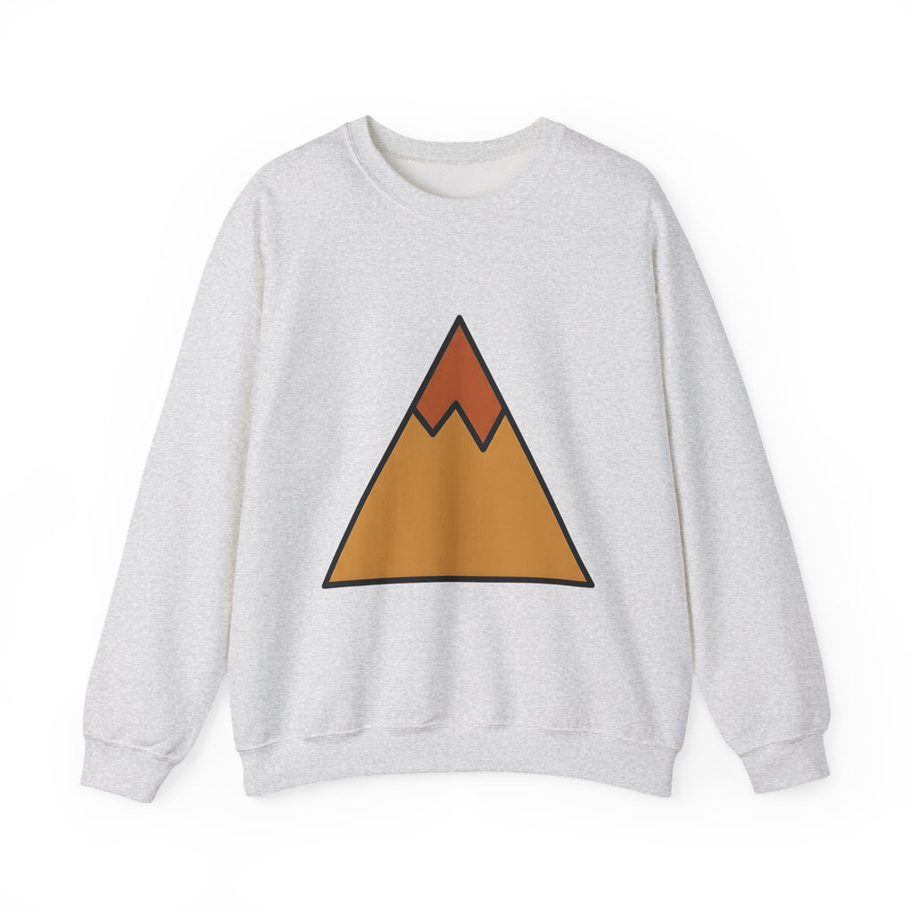 Mountain Nature Outdoors Gift Minimalist Peak Wilderness Enthusiast Simple Adventure Sweatshirt