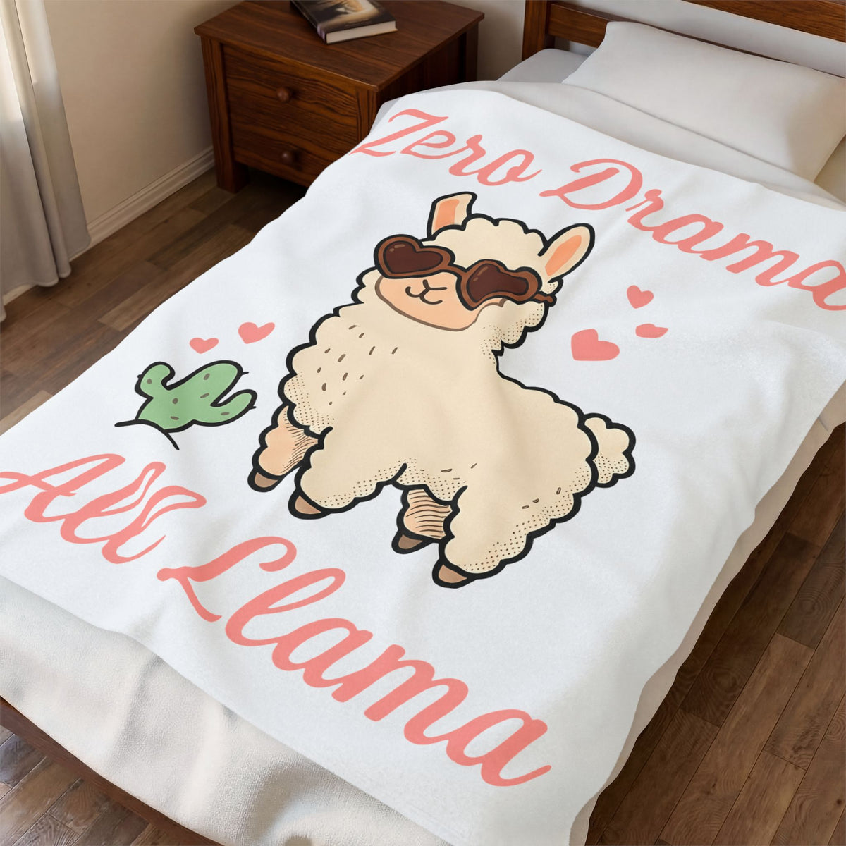 Alpaca Eyewear Blanket Funny Fauna Gift Women Whimsical Blanket Sunglasses Blanket Humor Fan Spectacles Blanket Wildlife Graphic Illustrated