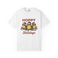 Frog Holiday Hats Christmas Wildlife Gift Cartoon Toad Xmas Fan Toad Animal Line Sash T-Shirt