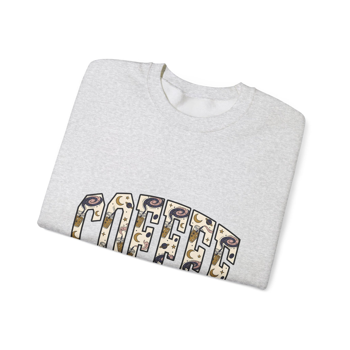 Coffee Sweatshirt Design Sweatshirt Coffee Astrology Gift Women Cartoon Sweatshirt Sweatshirt Sweatshirt Coffee Fan Toon Sweatshirt Zodiac Graphic Vintage Sparkles Sweatshirt