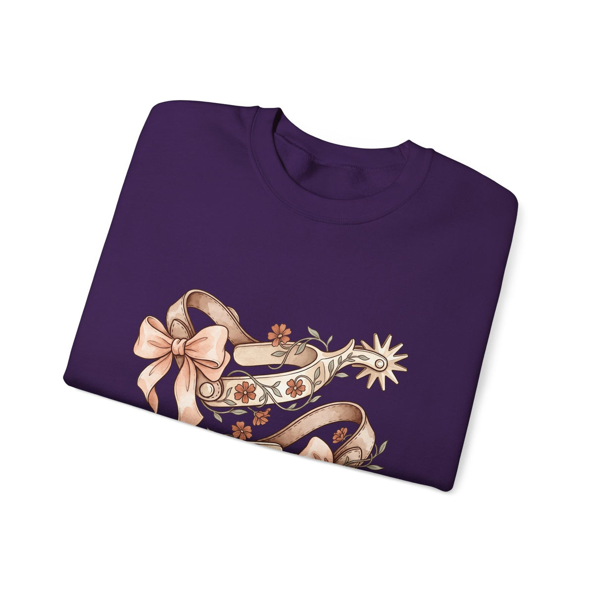 Rodeo Spurs Sweatshirt Cowgirl Cowboy Gift Women Tribal Sweatshirt Spur Sweatshirt Cowgirl Fan Rodeo Graphic Cowhand Graphic Farmhouse Blossom Sweatshirt