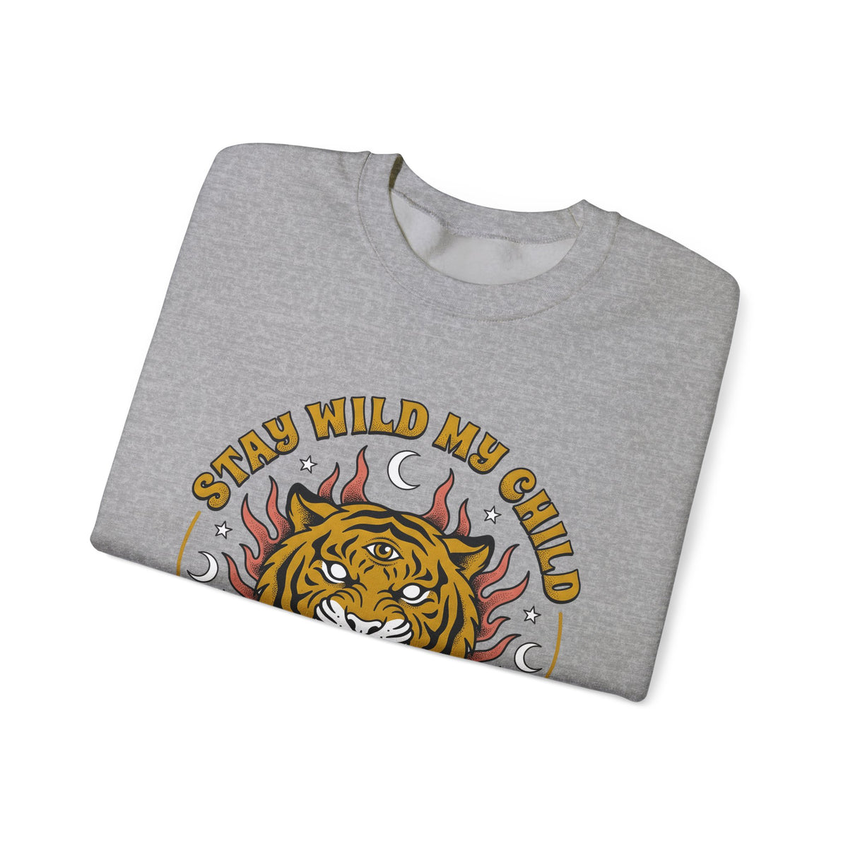 Tiger Head Sweatshirt Boho Chic Animal Gift Women Psychedelic Sweatshirt Tiger Sweatshirt Hippie Fan Tribal Graphic Vintage Rose Sweatshirt