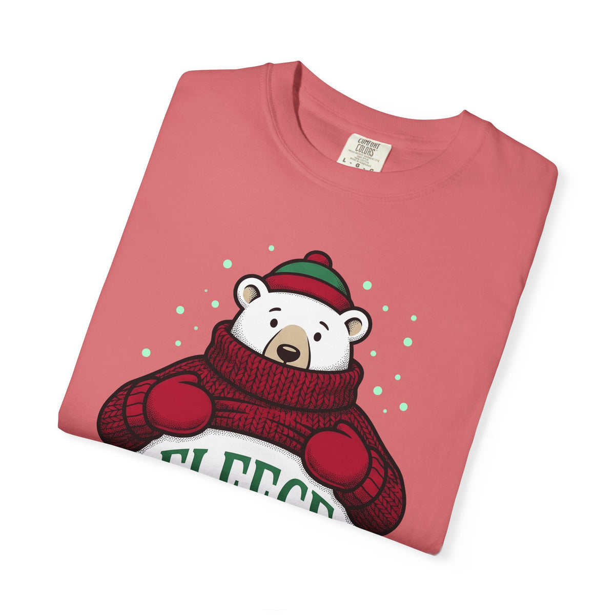 Polar Bear Sweater T-Shirt Christmas Animal Gift Women Cartoon T-Shirt Ursa T-Shirt Xmas Fan Toon T-Shirt Wildlife Graphic Vintage Winter Hat