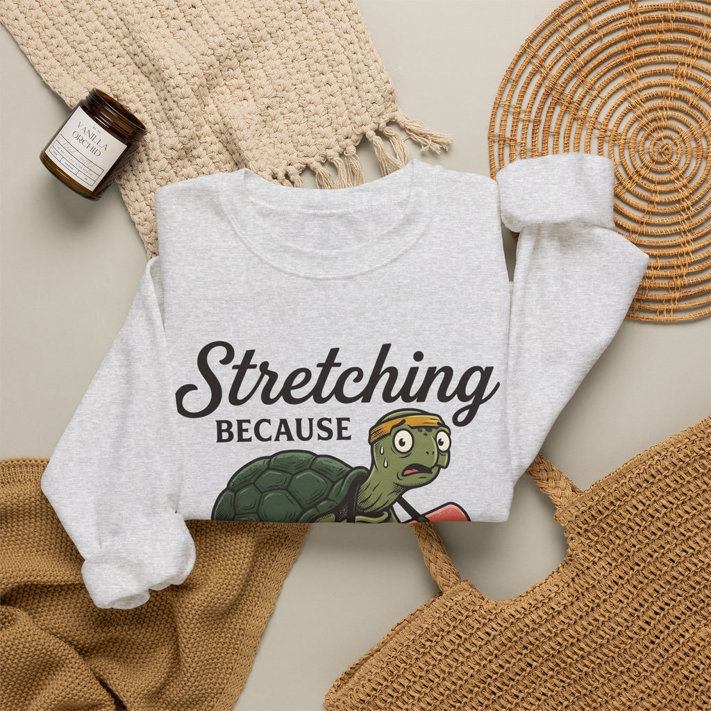 Turtle Pose Sweatshirt Yoga Wildlife Gift Women Comic Sweatshirt Kurmasana Sweatshirt Yogini Enthusiast Cartoon Sweatshirt Animal Graphic Vintage Water Lilies