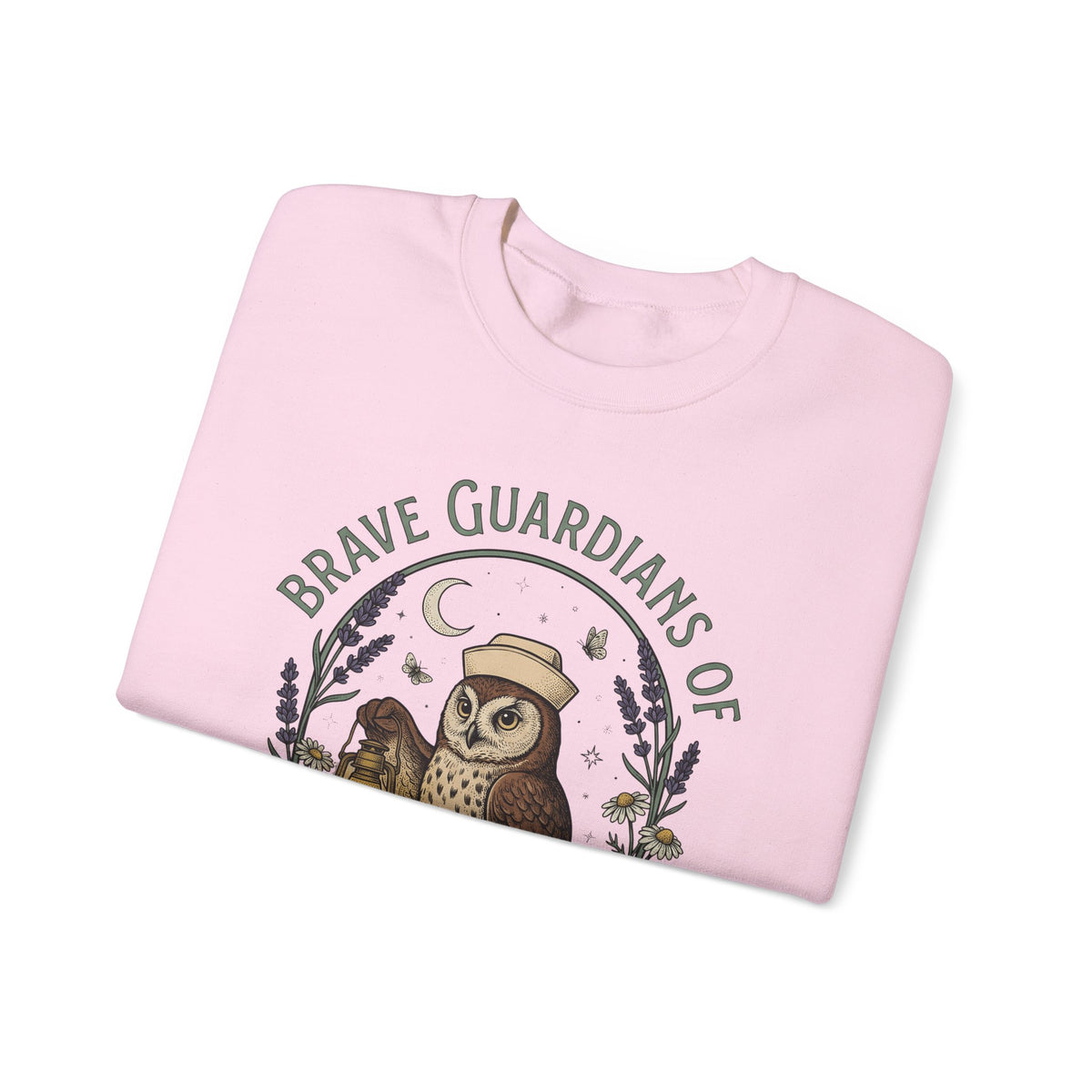Nursing Owl Sweatshirt Nurses Gratitude Gift Women Retro Sweatshirt Owl Sweatshirt Nurse Enthusiast Vintage Sweatshirt Appreciation Graphic Sketch Torch Sweatshirt