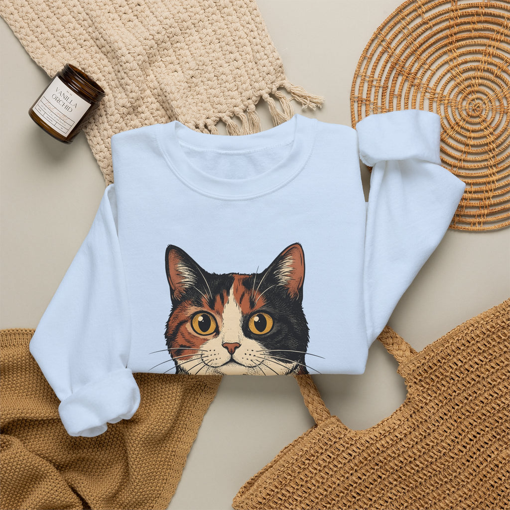 Kitten Sweatshirt Sweatshirt Cat Herbal Gift Women Sketch Sweatshirt Cat Cup Sweatshirt Cat Fan Feline Drawing Sweatshirt Herbalism Graphic Retro Tea Sweatshirt Sweatshirt