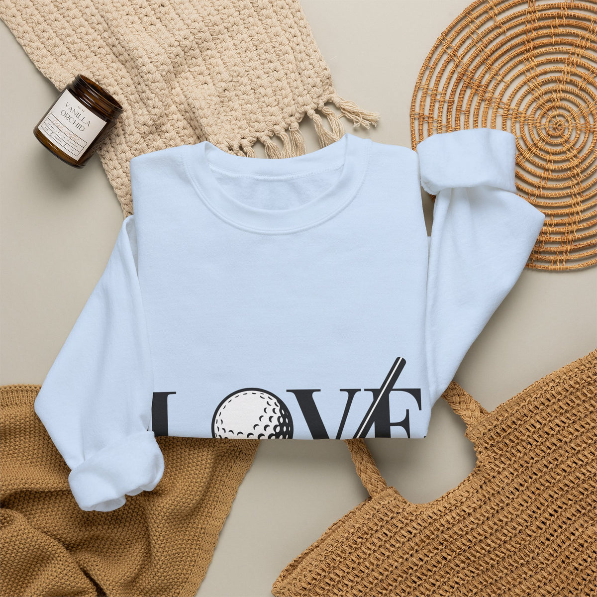 Golf Ball Sweatshirt Sweatshirt Golf Pastime Gift Women Strong Sweatshirt Golf Sweatshirt Golf Enthusiast Bold Sweatshirt Leisure Graphic Simple Athletic Gear Sweatshirt