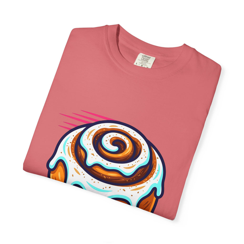 Cinnamon Pastry T-Shirt Desserts Bakery Gift Women Line Art T-Shirt Danish T-Shirt Dessert Fan Illustration T-Shirt Bakery Design Classic Topping