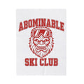 Abominable Snowman Face Blanket Christmas Cold Gift Women Strong Blanket Yeti Blanket Xmas Fan Vintage Blanket Frosty Graphic Antique Snow Goggles