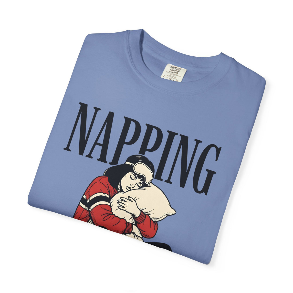 Girl T-Shirt T-Shirt Funny Sleep Gift Women Comic T-Shirt Plushie T-Shirt Humor Fan Cartoon T-Shirt Slumber Graphic Retro Alarm Clock T-Shirt