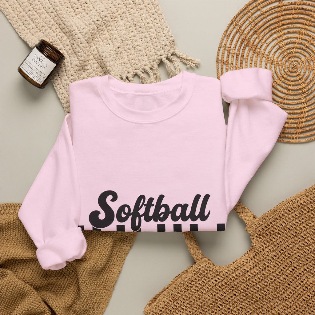 Softball Balls Sweatshirt Softball Mom Competition Gift Women Minimalist Sweatshirt Softballs Sweatshirt Mom Fan Simple Sweatshirt Competitive Graphic