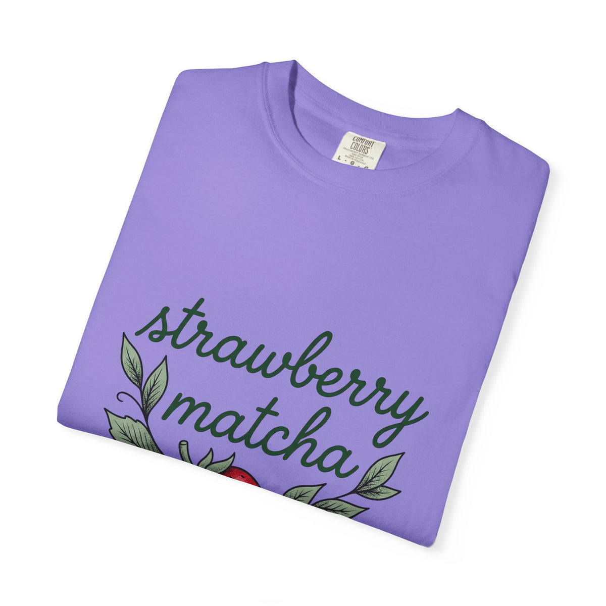 Strawberry Design T-Shirt Coffee/Desserts/Drinks Food Gift Women Floral T-Shirt Berry T-Shirt Dessert Fan Botanical T-Shirt Cuisine Graphic Retro