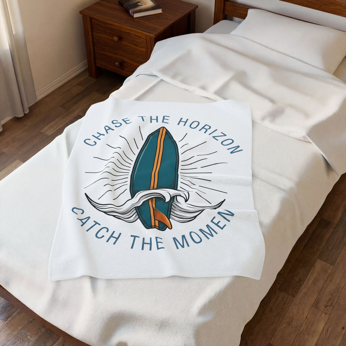 Surfboard Graphic Blanket Surfing Beach Gift Women Bold Line Art Blanket Board Graphic Blanket Surfer Fan Surf Blanket Coastal Graphic Vintage