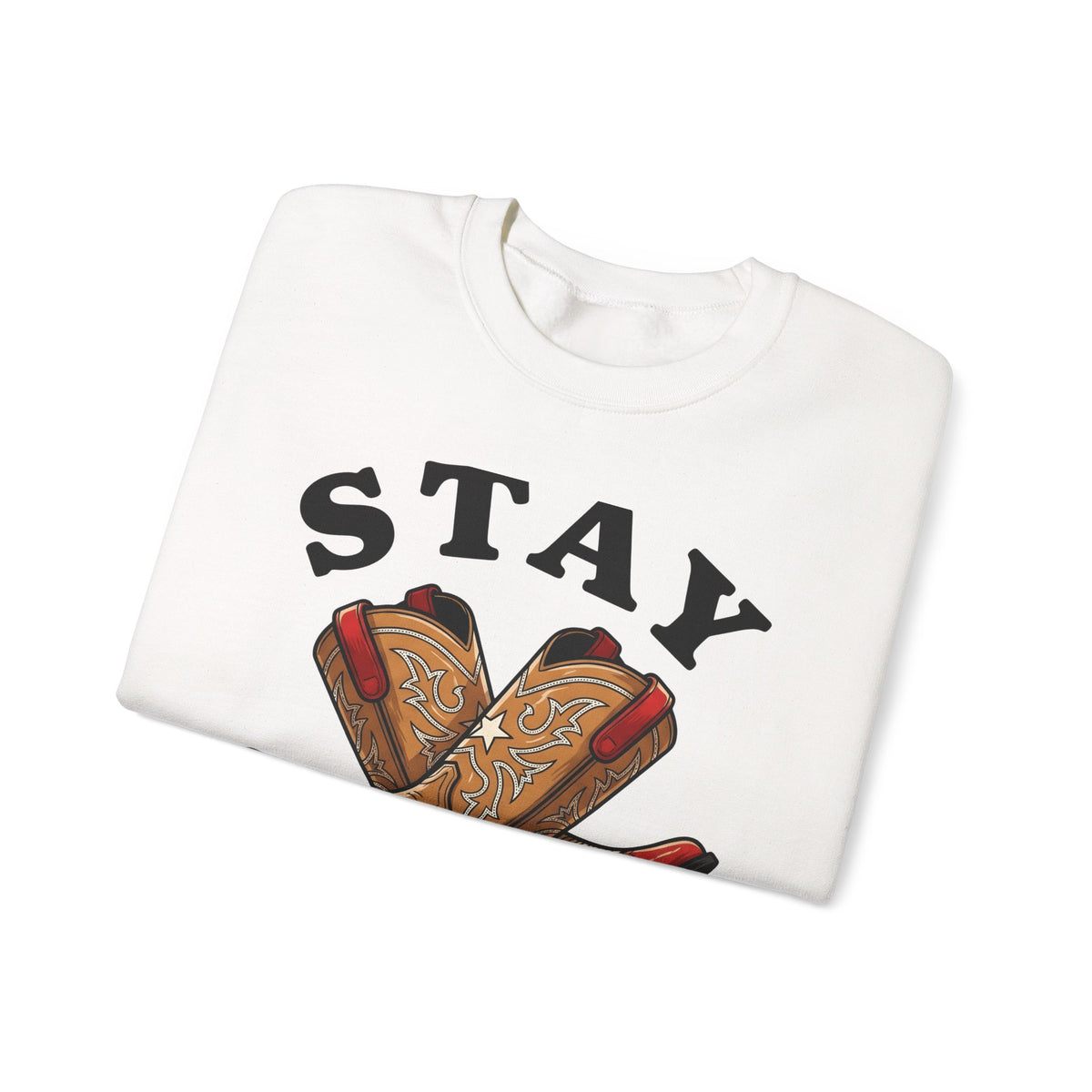 Cowboy Boots Sweatshirt 4th Of July Country Gift Women Modern Sweatshirt Boot Sweatshirt Patriot Fan Western Sweatshirt Country Graphic Classic Star Sweatshirt