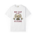 Cat Crystal Ball Cat Mystical Gift Vintage Crystal Ball Cat Fan Retro Occult Hand T-Shirt