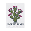 Cactus Graphic Blanket Cowgirl Western Gift Women Bold Blanket Succulent Blanket Rodeo Fan Graphic Blanket Country Graphic Vintage Flower Blanket