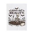 Skeleton Graphic Blanket Funny Halloween Gift Women Gothic Blanket Bones Blanket Humor Fan Dark Blanket Spooky Graphic Vintage Bat Blanket