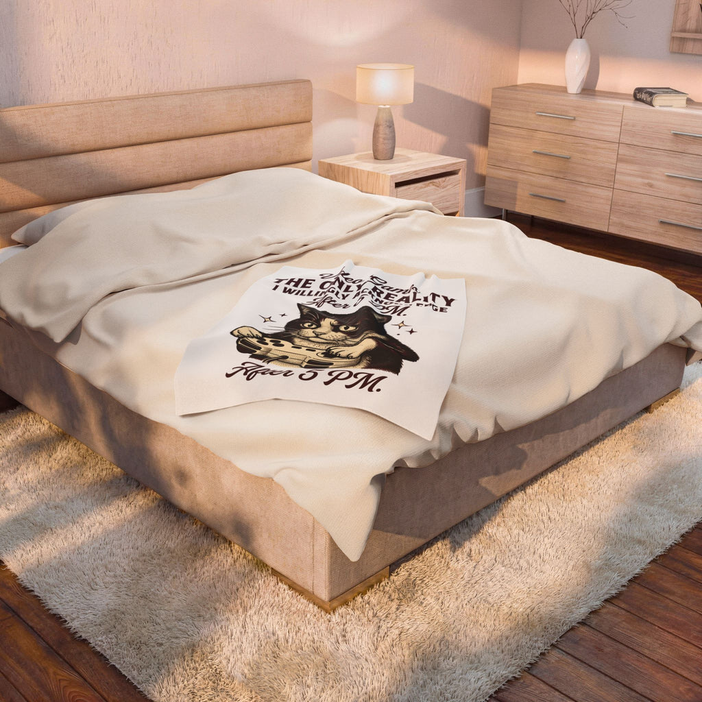 Cat Gamer Blanket Cat Consoles Gift Women Cartoon Blanket Gamer Blanket Cat Fan Feline Blanket Console Graphic Doodle Joystick Blanket