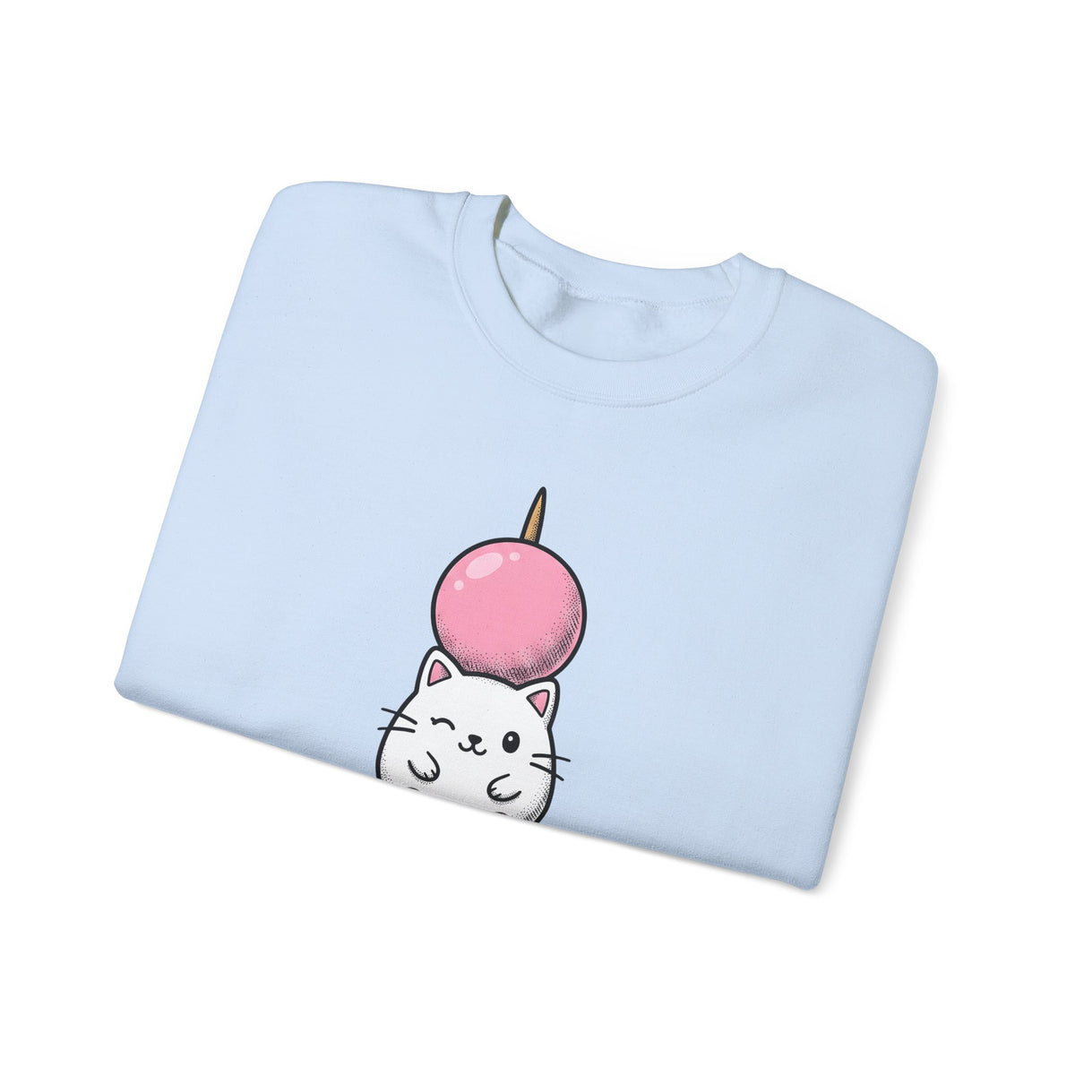 Feline Mochi Cat Snack Gift Adorable Cat Cat Fan Kitty Food Comic Sweet Candy Sweatshirt