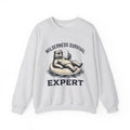 Bear Pool Float Sweatshirt Camping Joke Gift Women Retro Sweatshirt Inflatable Sweatshirt Camper Fan Vintage Sweatshirt Pun Graphic Sketch Shades Sweatshirt