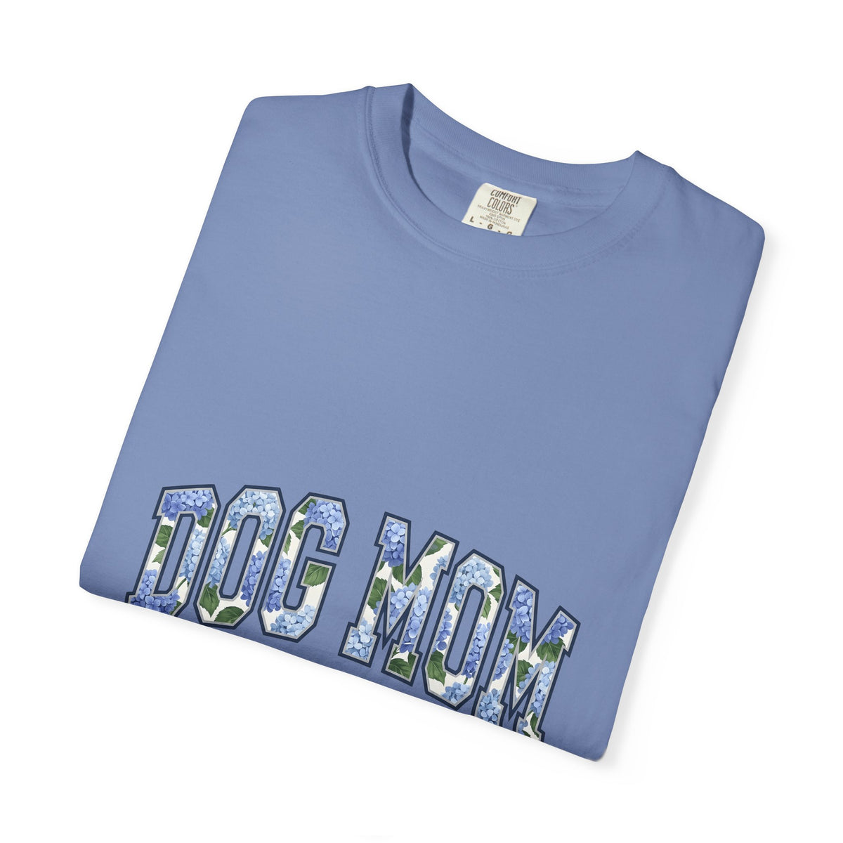 Blossom Varsity Font T-Shirt Dog Mom Puppy Gift Women Heavy T-Shirt Flower T-Shirt Dog Mom Fan Bold T-Shirt Puppy Graphic Rustic Bloom T-Shirt
