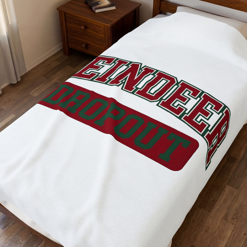 College Varsity Lettering Christmas Festival Gift Heavy Letterman Xmas Fan Bold Celebration Blanket