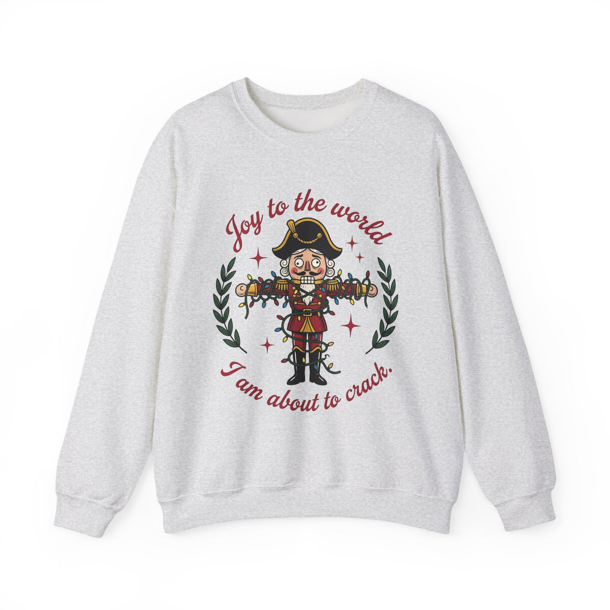 Nutcracker Illustration Sweatshirt Christmas Comedy Gift Women Caricature Sweatshirt Christmas Soldier Sweatshirt Xmas Fan Cartoon Sweatshirt Humor Graphic
