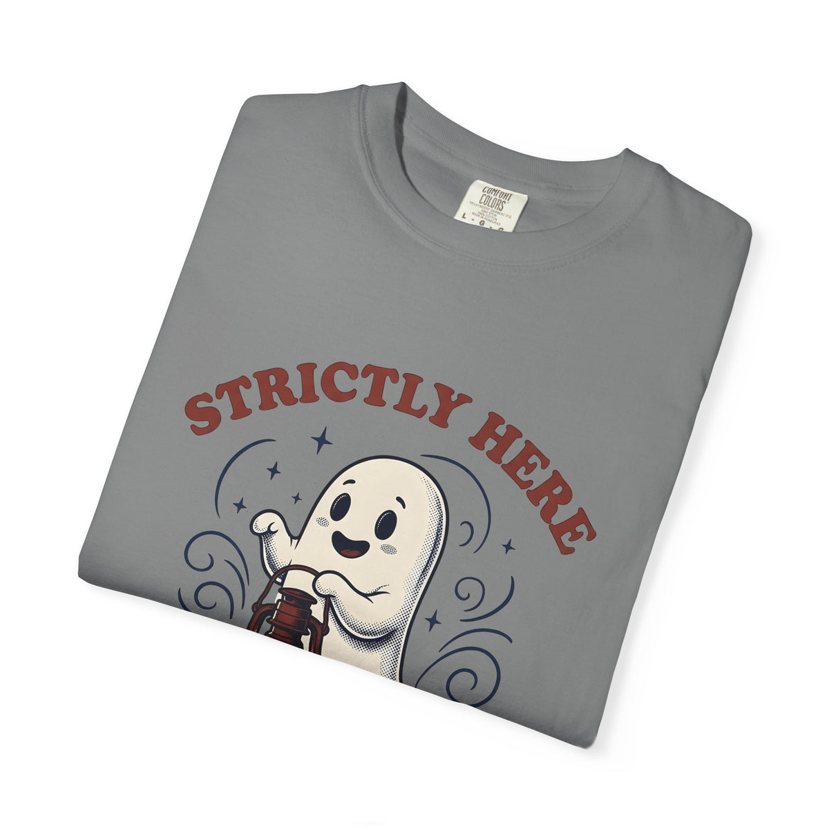 Cute Ghost Halloween Party Gift Cartoon Specter Spooky Fan Boo Vintage Lantern T-Shirt