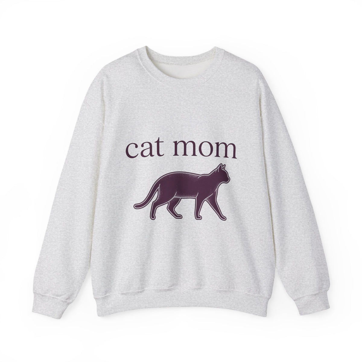 Cat Graphic Sweatshirt Cat Mom Animal Gift Women Minimalist Sweatshirt Kitten Sweatshirt Cat Lady Fan Feline Sweatshirt Simple Design Creature Graphic Vintage