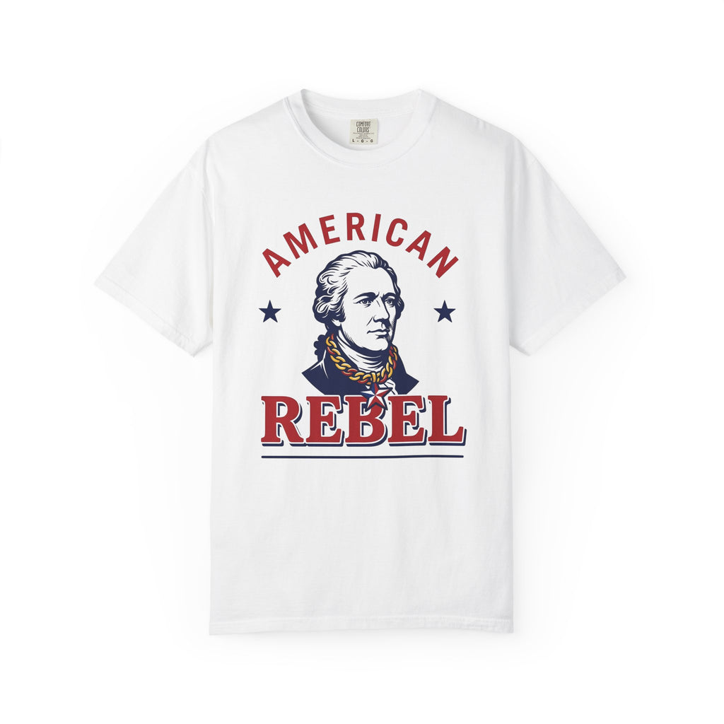 Founding Father Illustration T-Shirt America Heritage Gift Women Traditional T-Shirt Patriot T-Shirt American Fan Historical T-Shirt Heritage