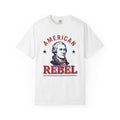 Founding Father Illustration T-Shirt America Heritage Gift Women Traditional T-Shirt Patriot T-Shirt American Fan Historical T-Shirt Heritage