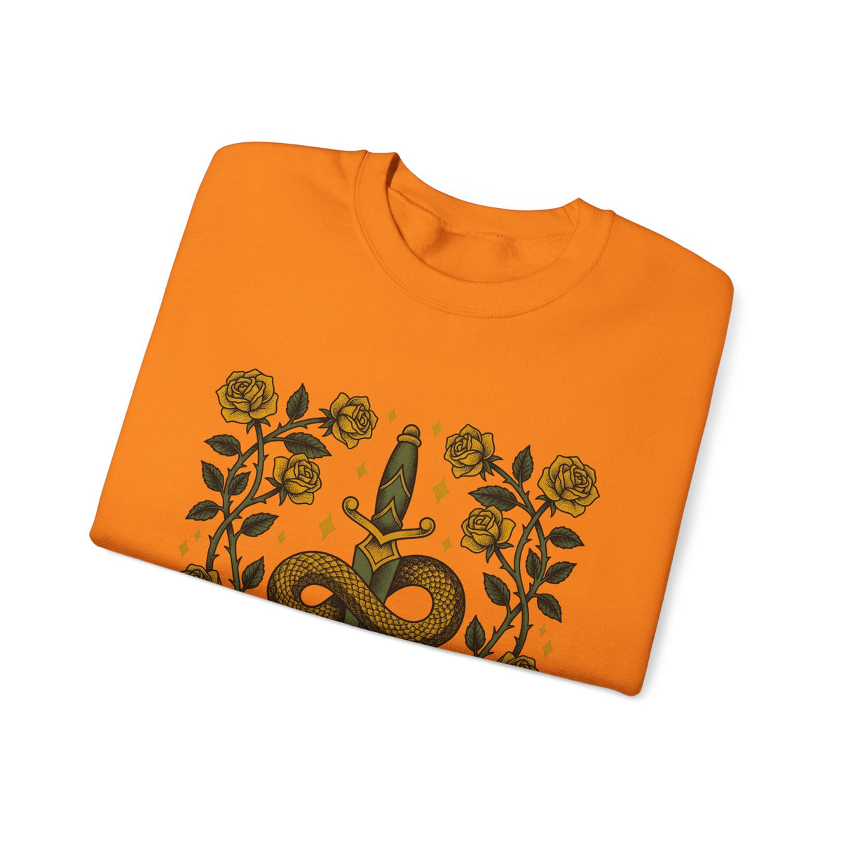 Viper Blade Boho Chic Dark Gift Neo Traditional Knife Hippie Fan Tattooed Old School Sweatshirt