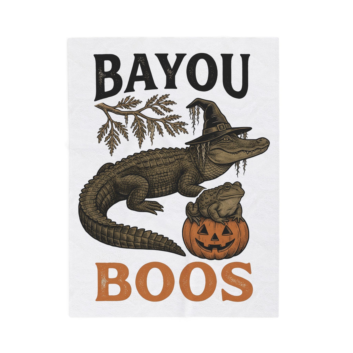 Alligator Frog Pumpkin Blanket Halloween Animal Gift Women Vintage Blanket Toad Blanket Horror Fan Retro Blanket Creature