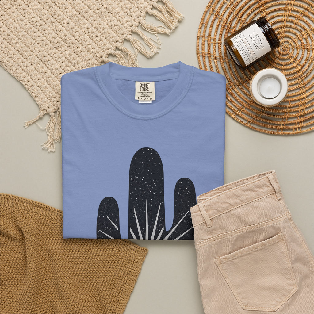 Prickly Pear Drawing T-Shirt Cowgirl Cowboy Gear Gift Women Tribal T-Shirt Cactus T-Shirt Rodeo Fan Western T-Shirt Cowboy Graphic Old School