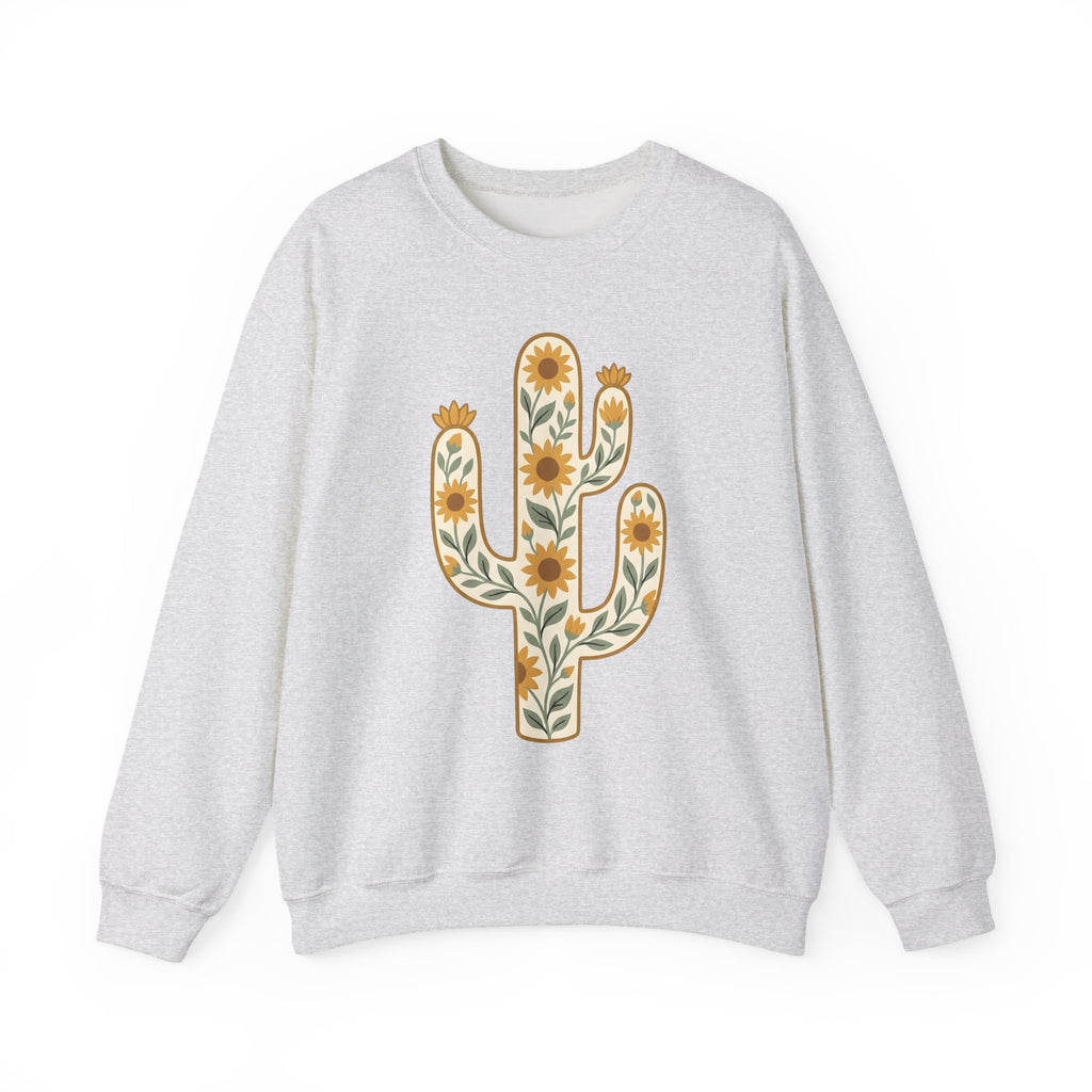Prickly Flower Sweatshirt Cowgirl Cowboy Gift Women Vintage Sweatshirt Thorn Sweatshirt Rancher Fan Retro Sweatshirt Rodeo Graphic Sketch Sunflower Sweatshirt