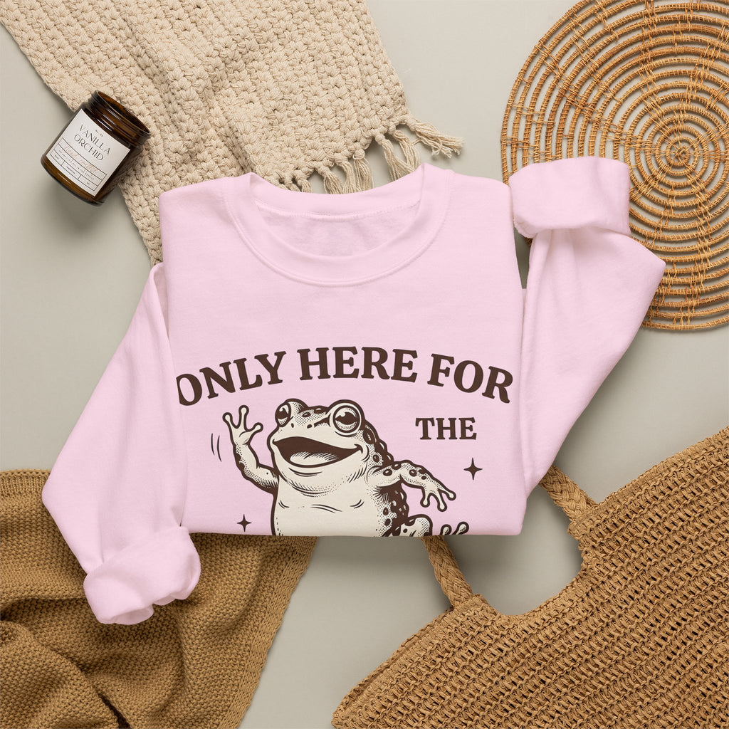 Jumping Frog Frog Nature Gift Old School Toad T Sh Sweatshirt