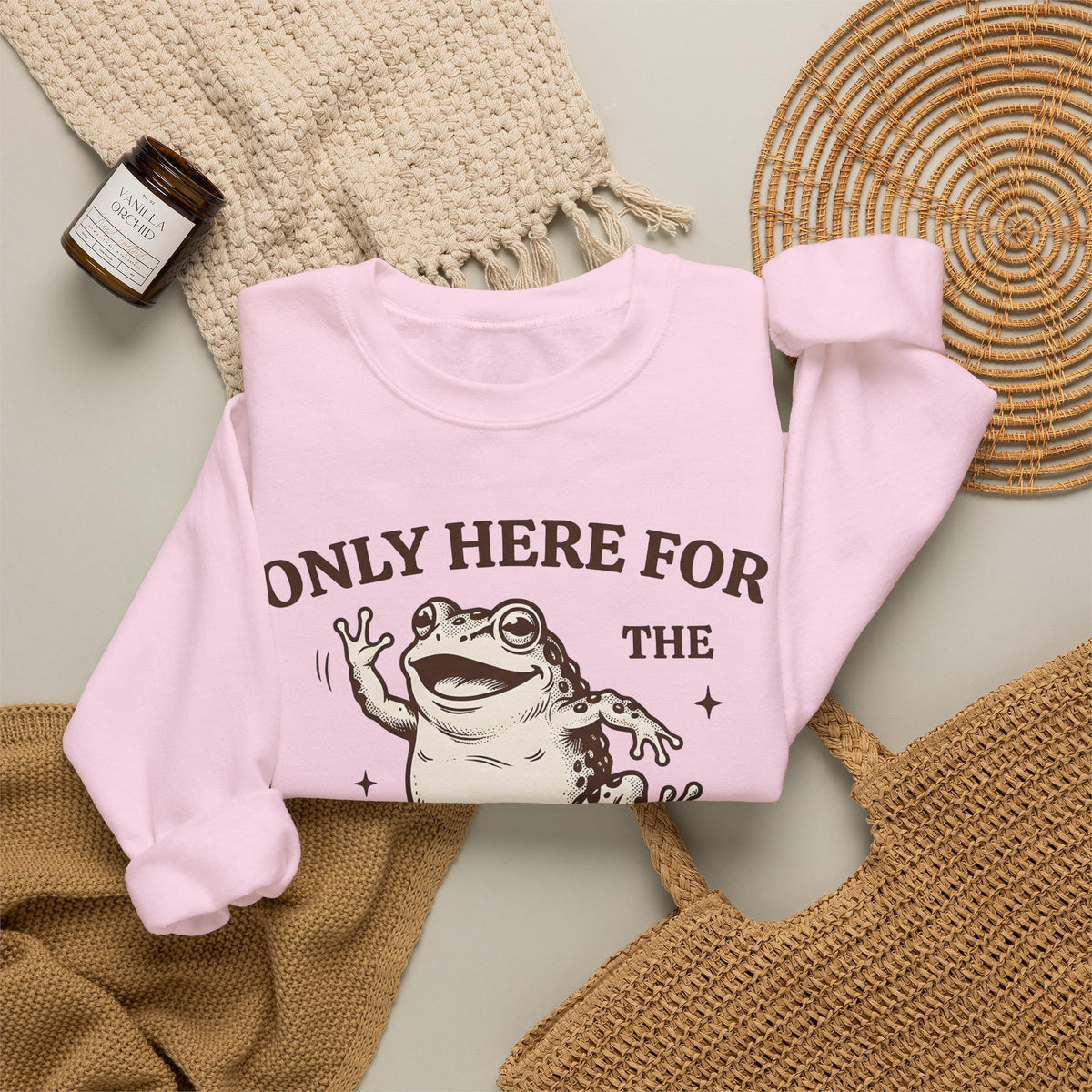 Jumping Frog Frog Nature Gift Old School Toad T Sh Sweatshirt