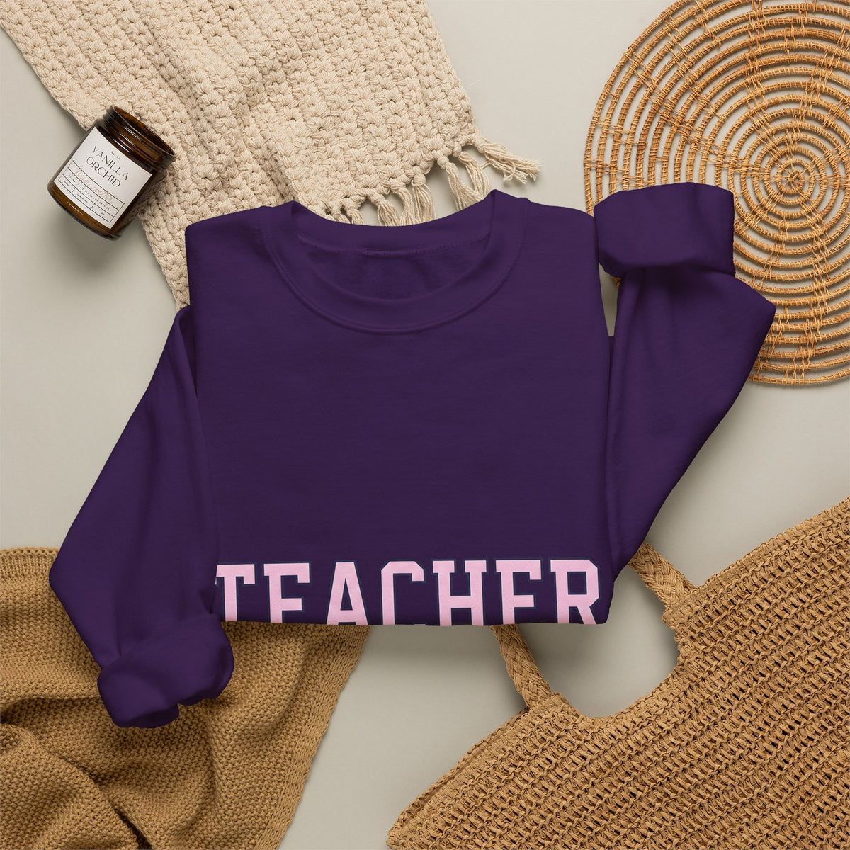 Bow Graphic Sweatshirt Teachers Appreciation Gift Women Bold Sweatshirt Bow Sweatshirt Educator Enthusiast Graphic Sweatshirt Gratitude Illustration Minimalist