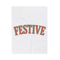 Vintage Lettering Christmas Seasonal Gift Rustic Typography Xmas Fan Holiday Seasonal Clean Blanket