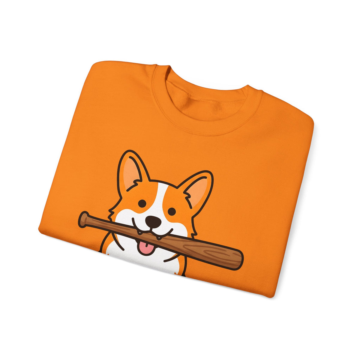 Corgi Pet Sweatshirt Dog Funny Gift Women Animation Sweatshirt Puppy Sweatshirt Dog Fan Cartoon Sweatshirt Humor Graphic Manga Bat Ball Sweatshirt