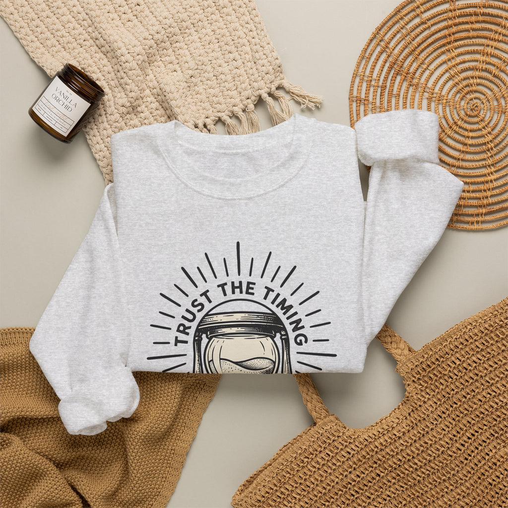 Hourglass Sweatshirt Boho Chic Spiritual Gift Women Tattoo Sweatshirt Sandtimer Sweatshirt Bohemian Enthusiast Ink Sweatshirt Mystical Graphic Vintage Stars