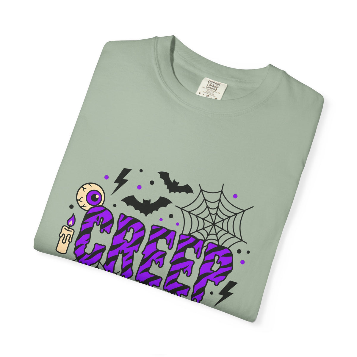 Bat Spider Webbing T-Shirt Halloween Occult Gift Women Haunted T-Shirt Spider Web T-Shirt Horror Fan Spooky T-Shirt Mystic