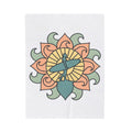Surfer Outline Blanket Sports Ocean Gift Women Hippie Blanket Surfer Blanket Athlete Fan Marine Graphic Blanket Simple Floral Circle Blanket