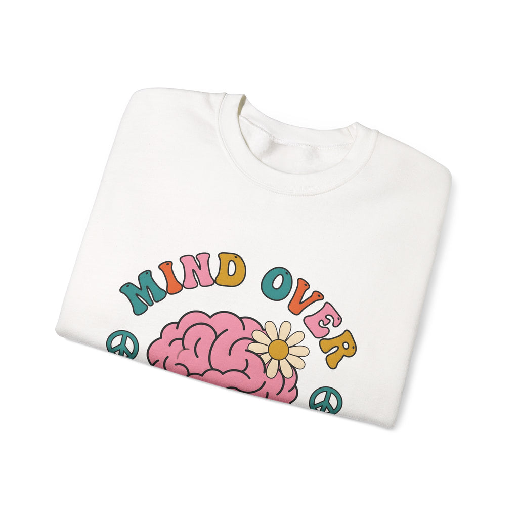 Brain Flower Sweatshirt Teacher Mental Health Gift Women Groovy Sweatshirt Mind Bloom Sweatshirt Educator Enthusiast Psychedelic Sweatshirt Wellness Graphic