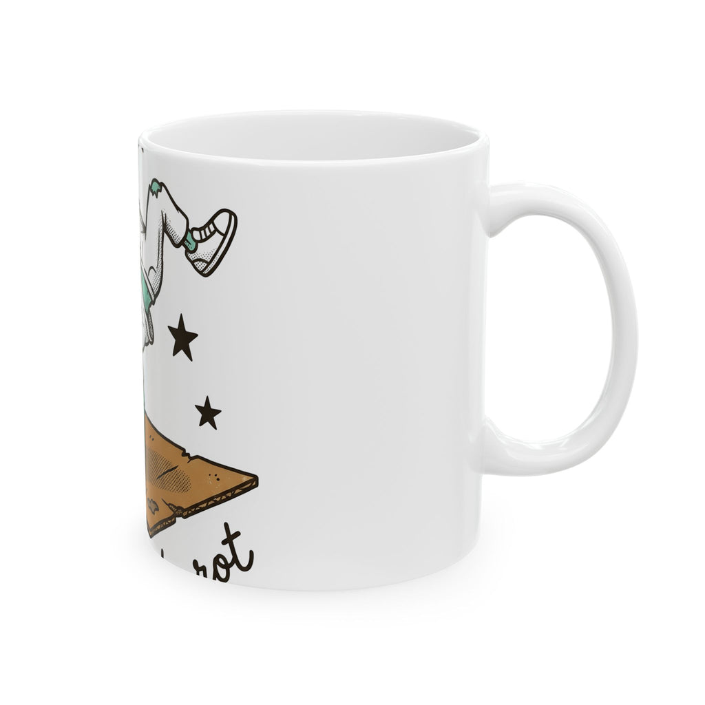 Dancing Skeleton Mug Halloween Ballet Gift Women Comic Mug Skeleton Mug Horror Fan Spooky Mug Dance Graphic Vintage Sparkles Mug